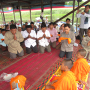 Ceremony to bless the Ghost Forest and deep pools Photo: IUCN/FACT